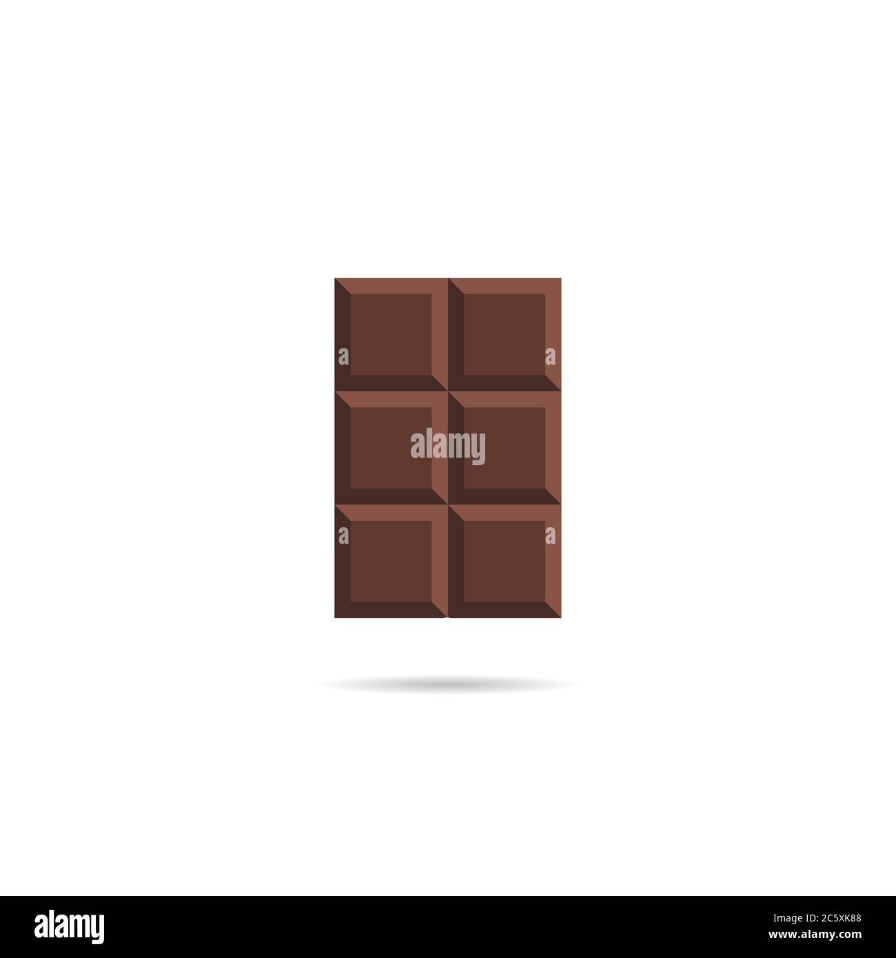 illustration vectorielle réaliste de la conception du chocolat alimentaire Illustration de Vecteur