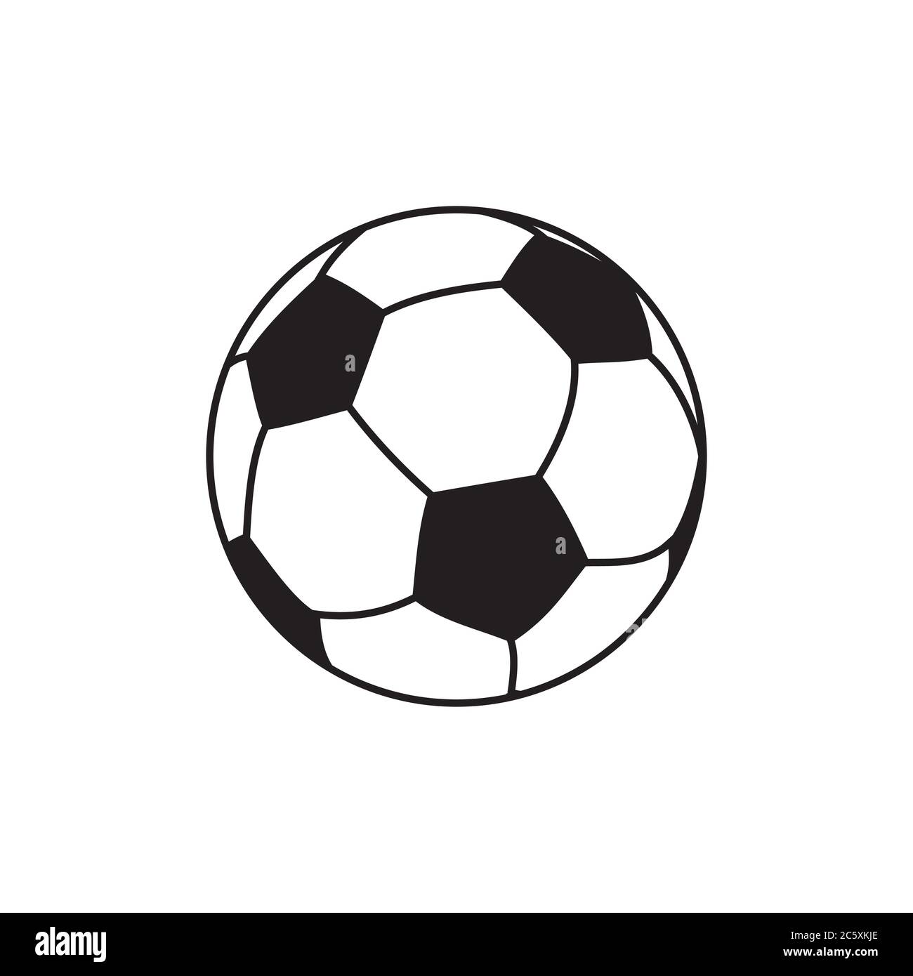 symbole de ballon de football à motif vectoriel Illustration de Vecteur