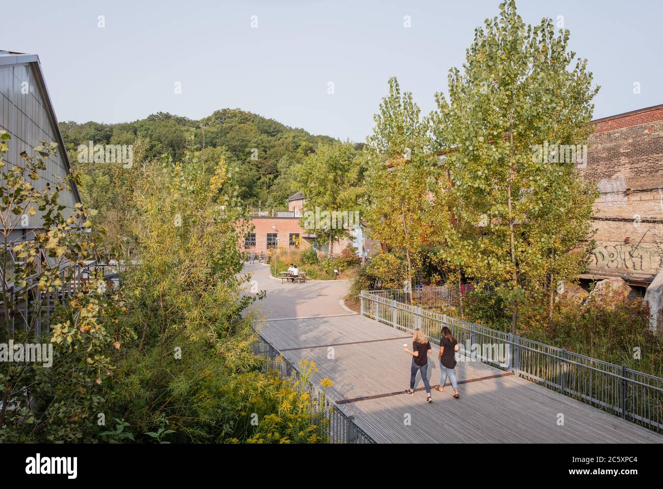 Fondation Evergreen de brickworks Banque D'Images