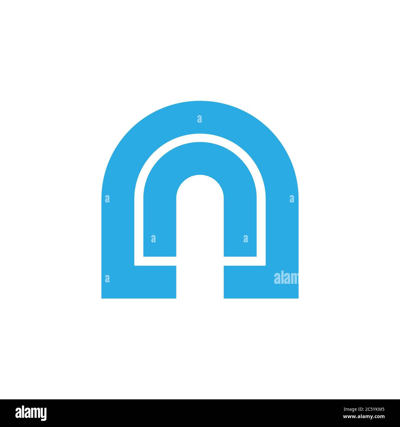 lettre nn simple logo vecteur Illustration de Vecteur