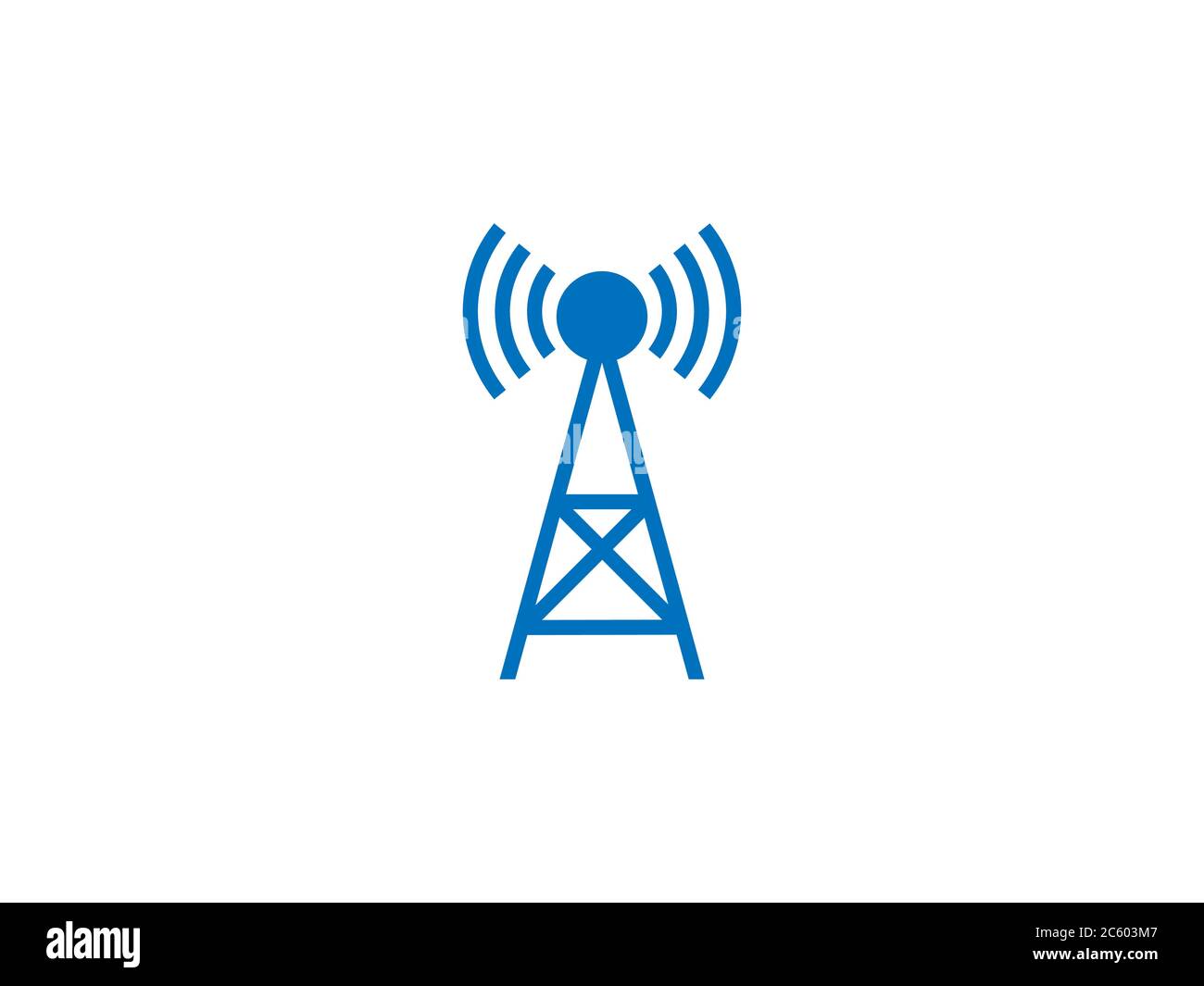 5g, antenne, icône de cellule. Illustration vectorielle, conception plate. Illustration de Vecteur