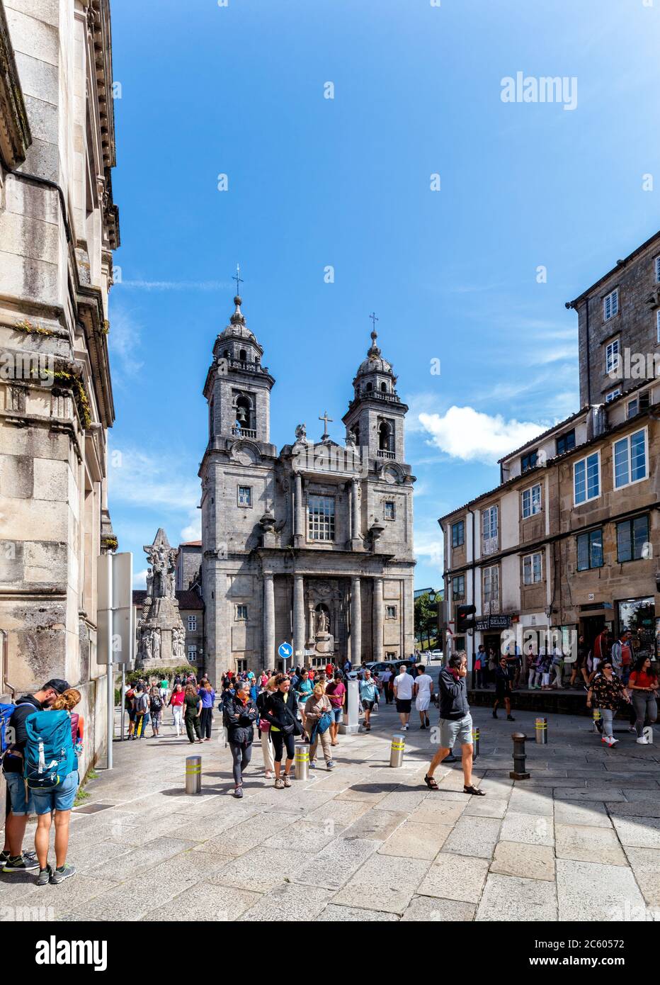 Le couvent de San Francisco de Valdediós a été fondé par San Francisco de Asis. Saint-Jacques-de-Compostelle Banque D'Images