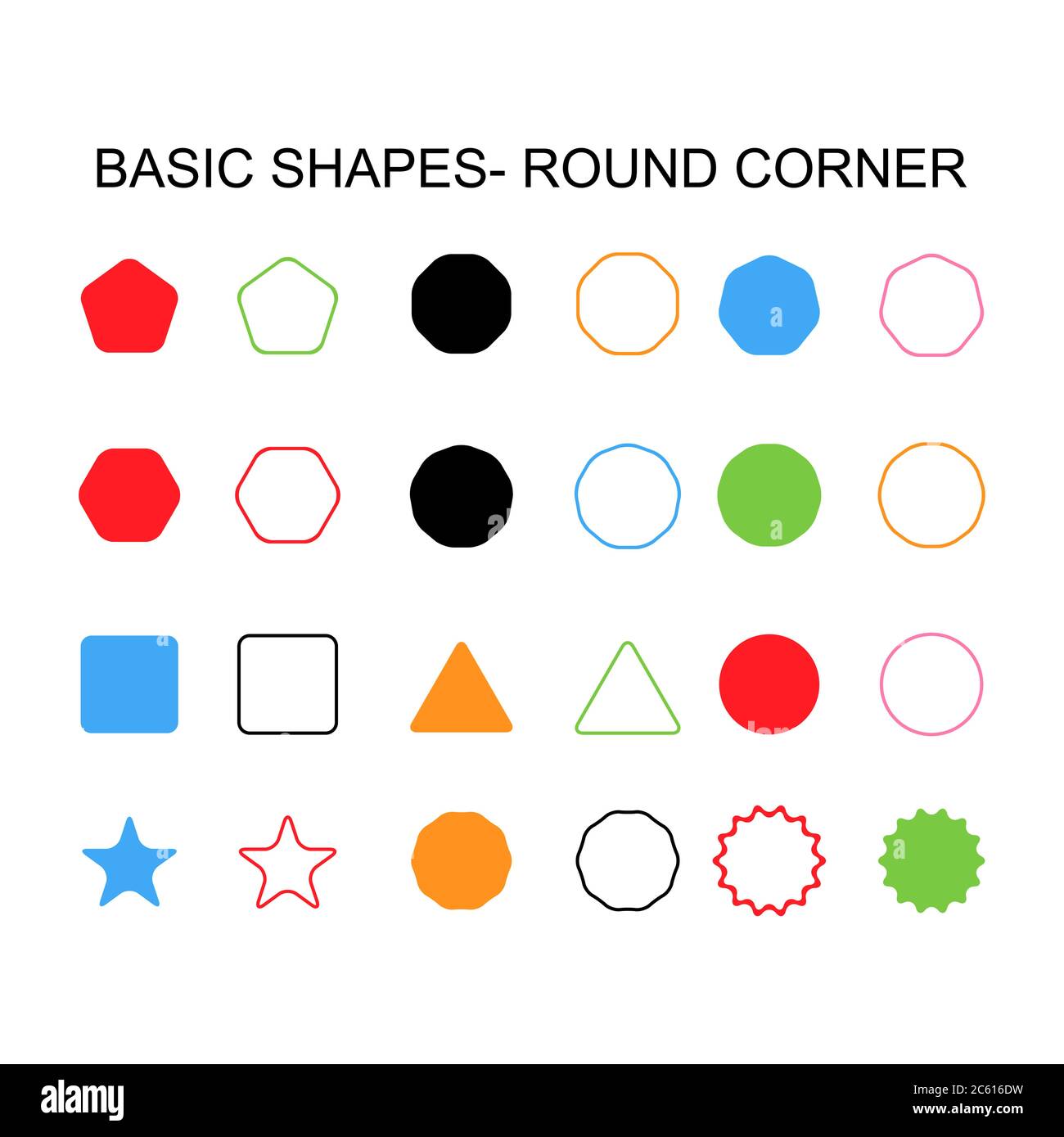 Basic shapes Banque de photographies et d’images à haute résolution - Alamy