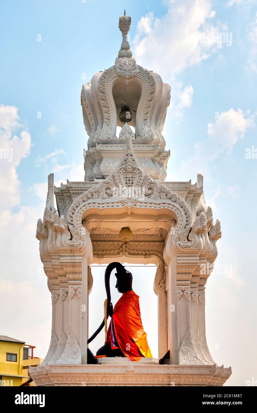 Sanctuaire De Thokkathan (Terre Mère En Train De Serrer Ses Cheveux) Ratchadamnoen Road, Bangkok, Thaïlande Banque D'Images