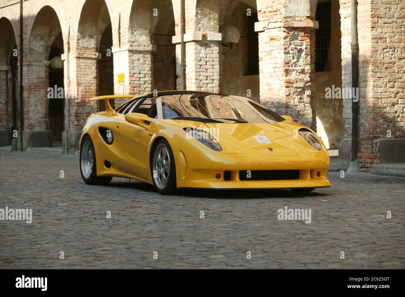 I Lamborghini Cala sur le trajet du 35ème anniversaire de talDesign à la Villa d' Este Lac de Côme Italie 2003 Banque D'Images