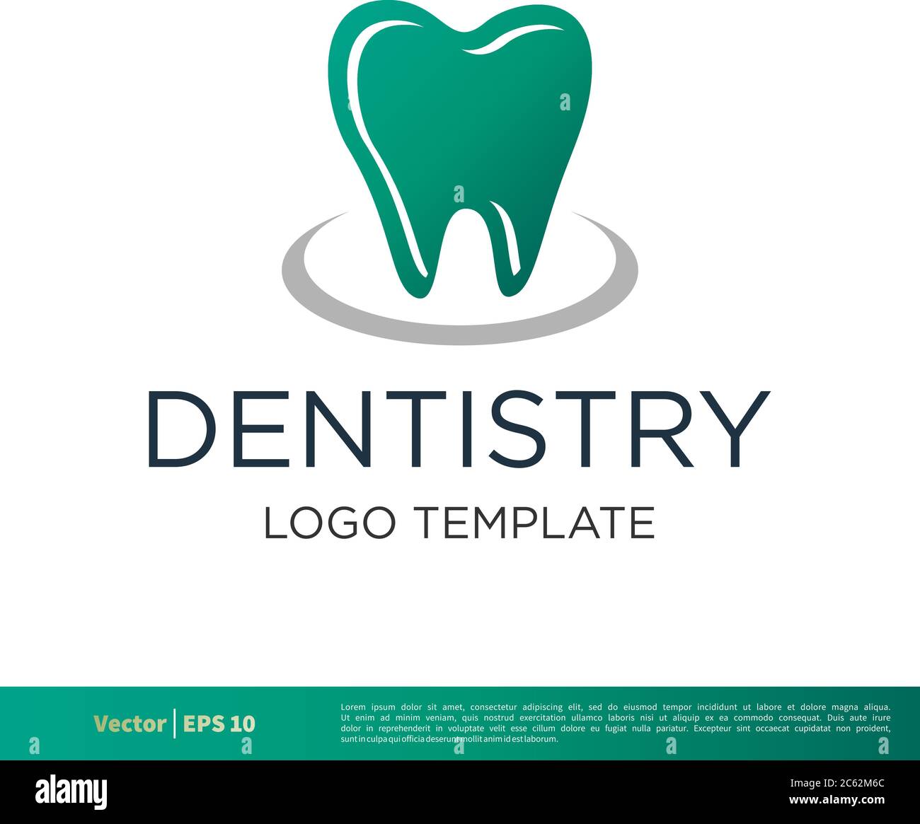 Dentiste, soins dentaires icône Vector logo Template Illustration Design. EPS vectoriel modifiable 10. Illustration de Vecteur