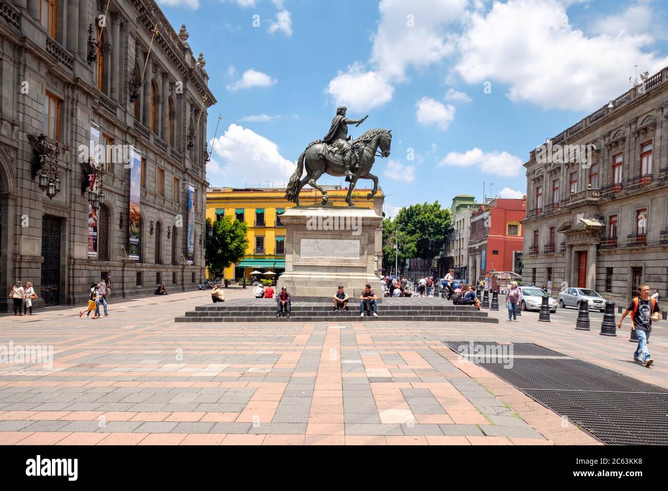 Le Musée national d'art dans le centre historique de Mexico Banque D'Images