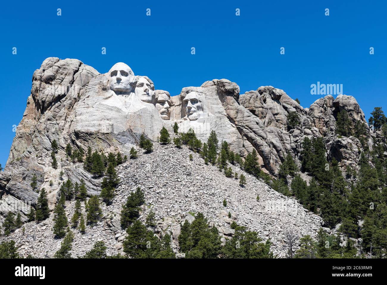 Monument national de Mount Rushmore dans le Dakota du Sud, États-Unis Banque D'Images