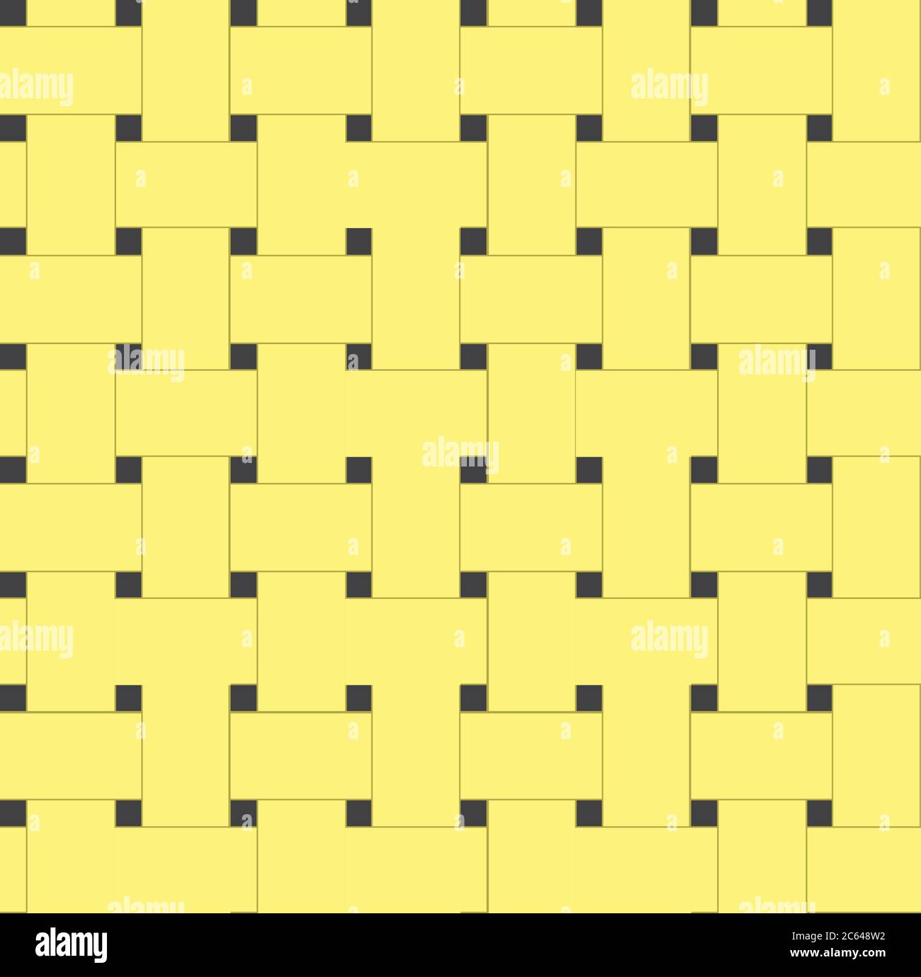 Texture tissée jaune sans couture. Fond vectoriel pour votre créativité Illustration de Vecteur