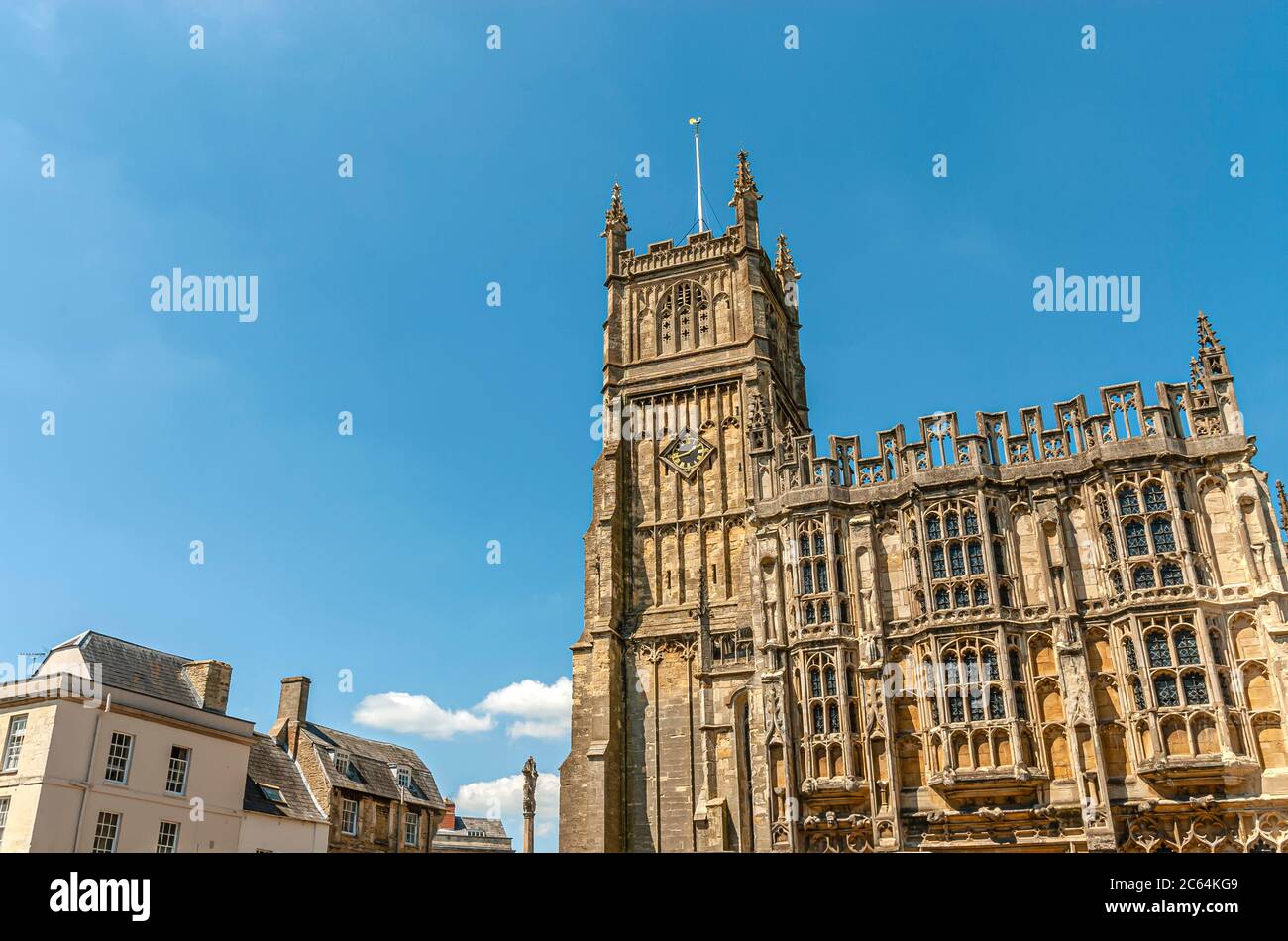 Église Saint-Jean-Baptiste de Cirencester, Gloucestershire, Angleterre, Royaume-Uni Banque D'Images