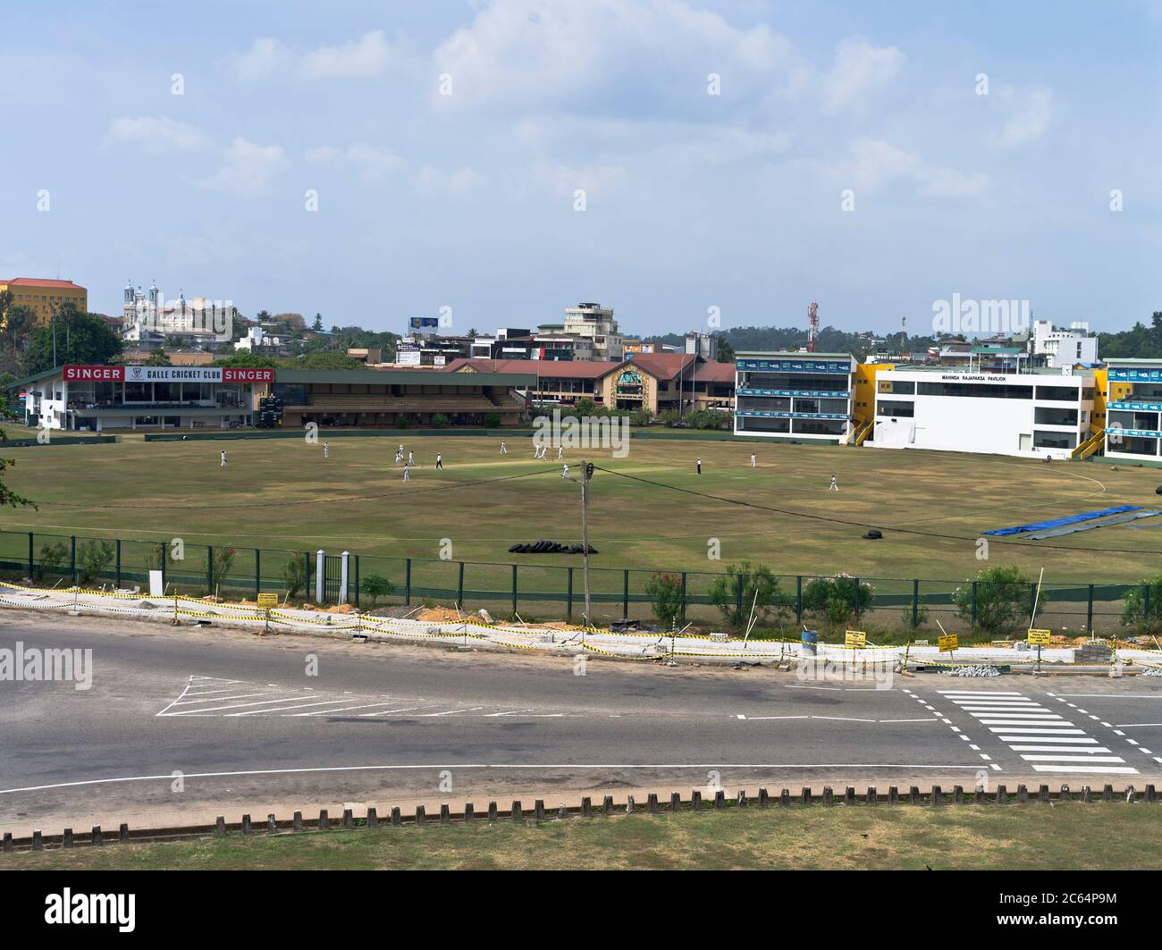 dh Galle terrain de club de cricket GALLE FORT SRI LANKA Stade du Sri Lanka Banque D'Images