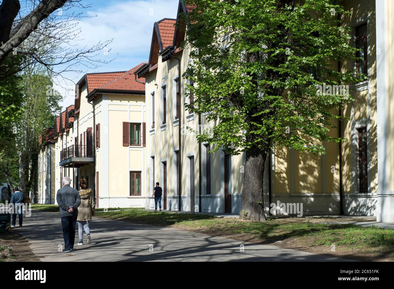 Italie, Lombardie, Milan, Parco Trotter dans le quartier de Nolo Banque D'Images
