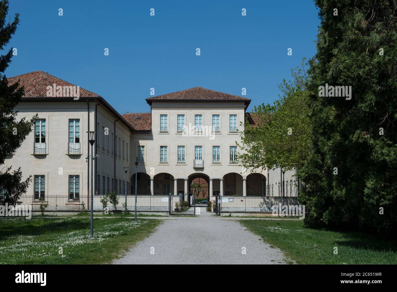 Italie, Lombardie, Milan, quartier Quarto Oggiaro, Villa Scheibler Banque D'Images
