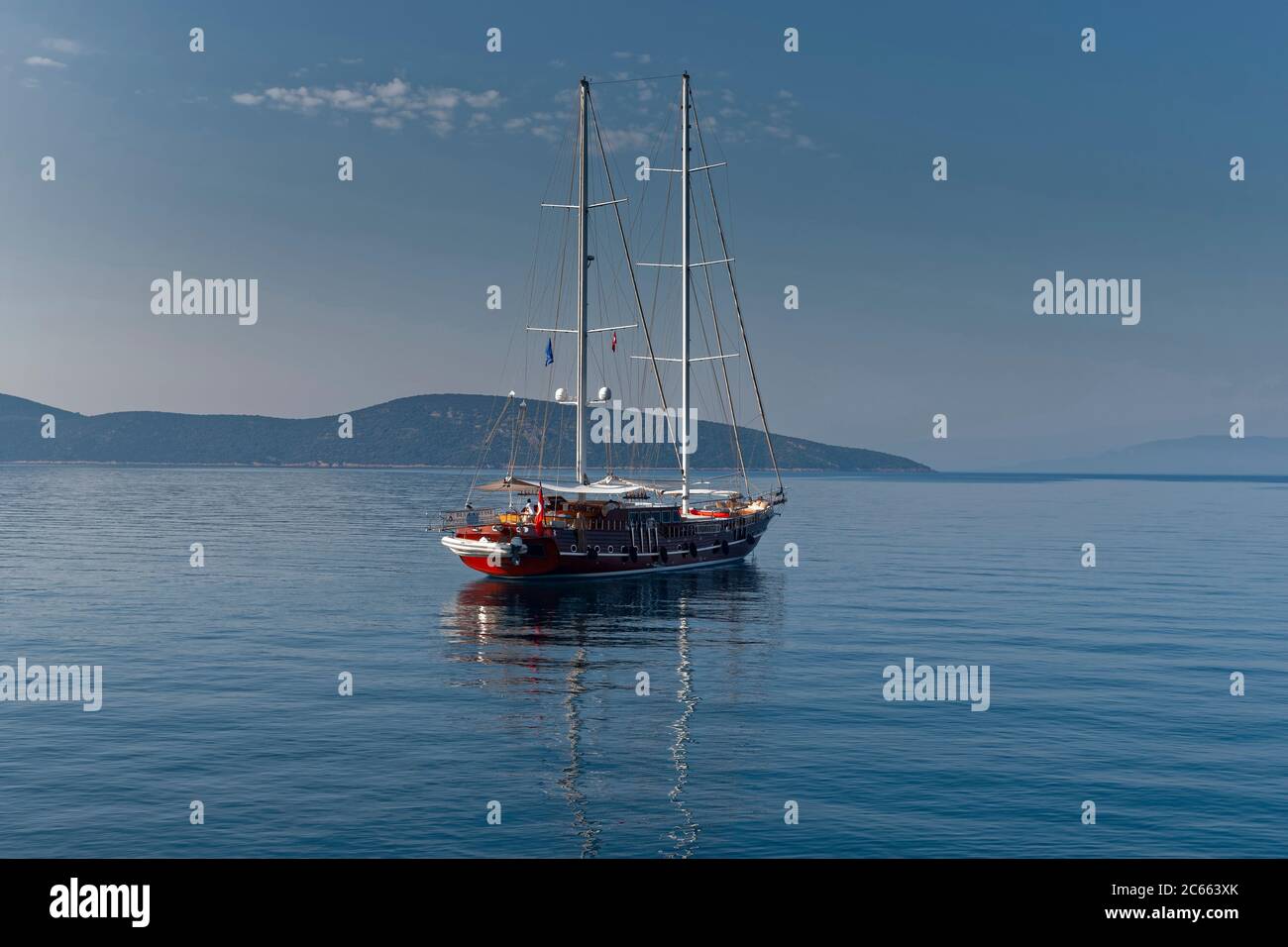 Baie de Bodrum, Mugla, Turquie, Banque D'Images