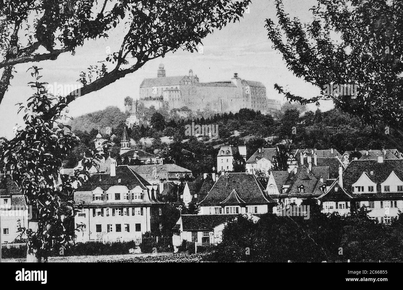 carte historique ancienne : Bavière nord. Pièce Haute-Bas