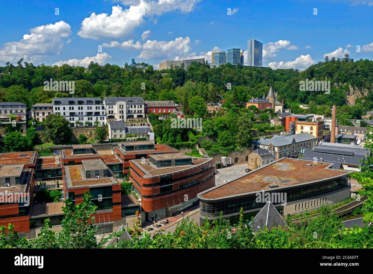 Amazon eu Headquarters et Microsoft Luxembourg, Clausen, Luxembourg