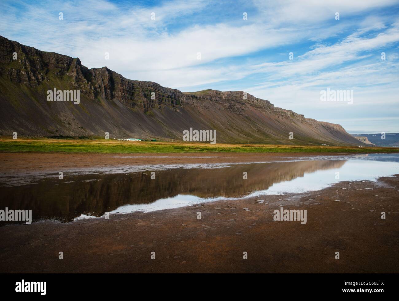 Raudisandur, plage de Rauðasandur dans les Fjords occidentaux Islande, Scandinavie, Islande, Europe Banque D'Images