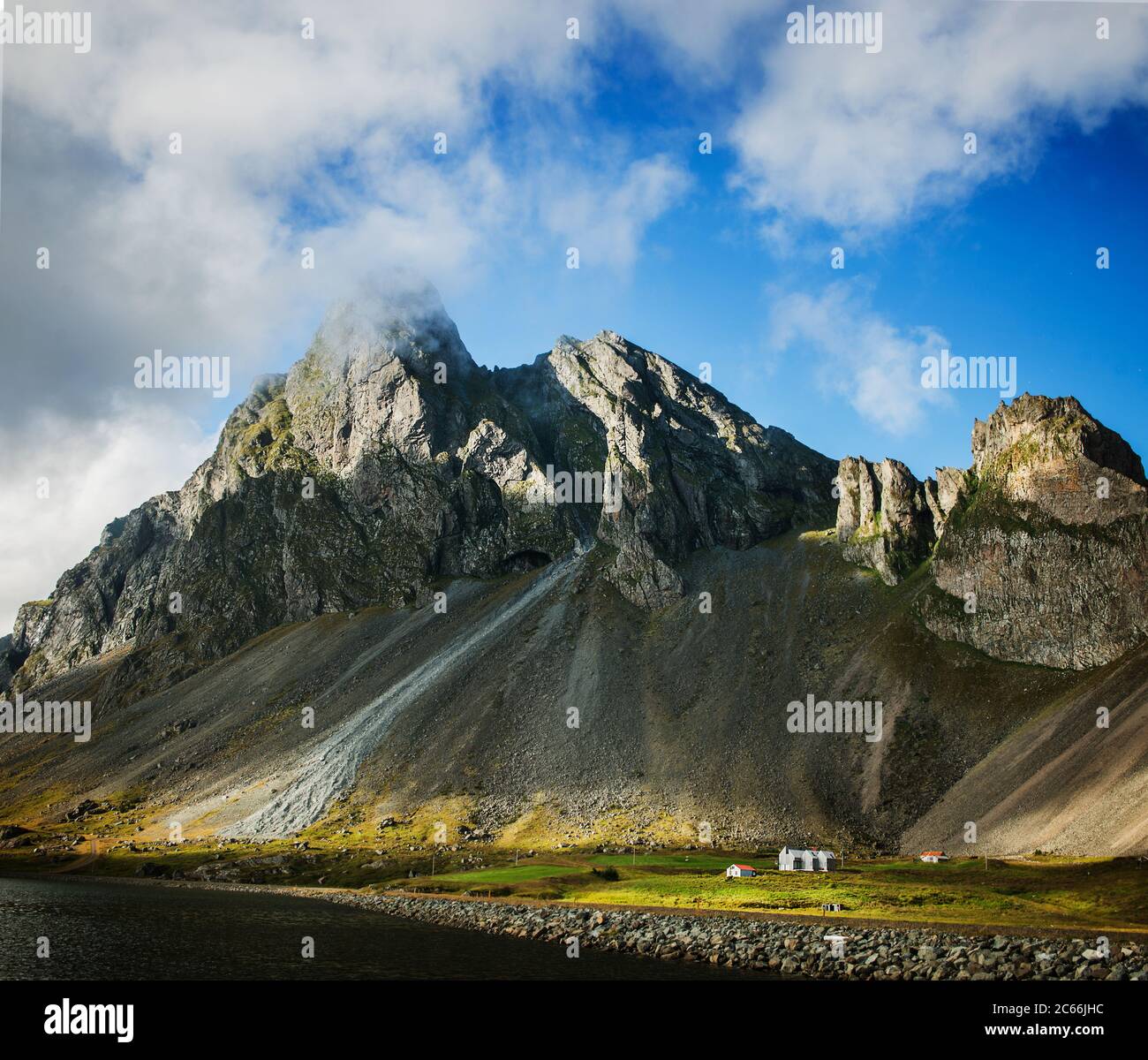 Montagnes du sud-ouest de l'Islande, de la Scandinavie, de l'Europe Banque D'Images