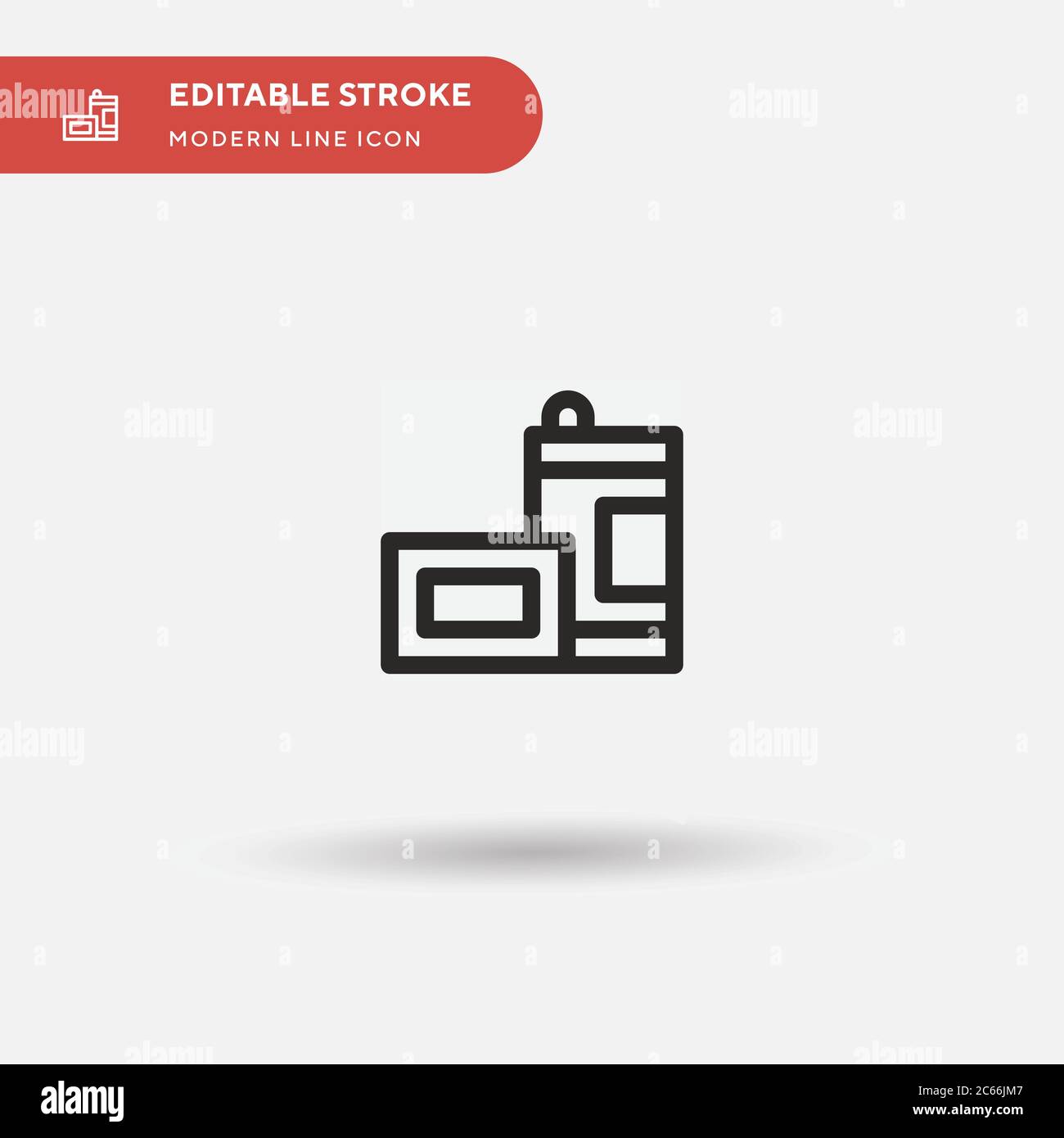 Icône vecteur simple PET. Modèle de conception de symbole d'illustration pour l'élément d'interface utilisateur Web mobile. Pictogramme moderne de couleur parfaite sur contour modifiable. Icônes PET pour votre projet d'entreprise Illustration de Vecteur