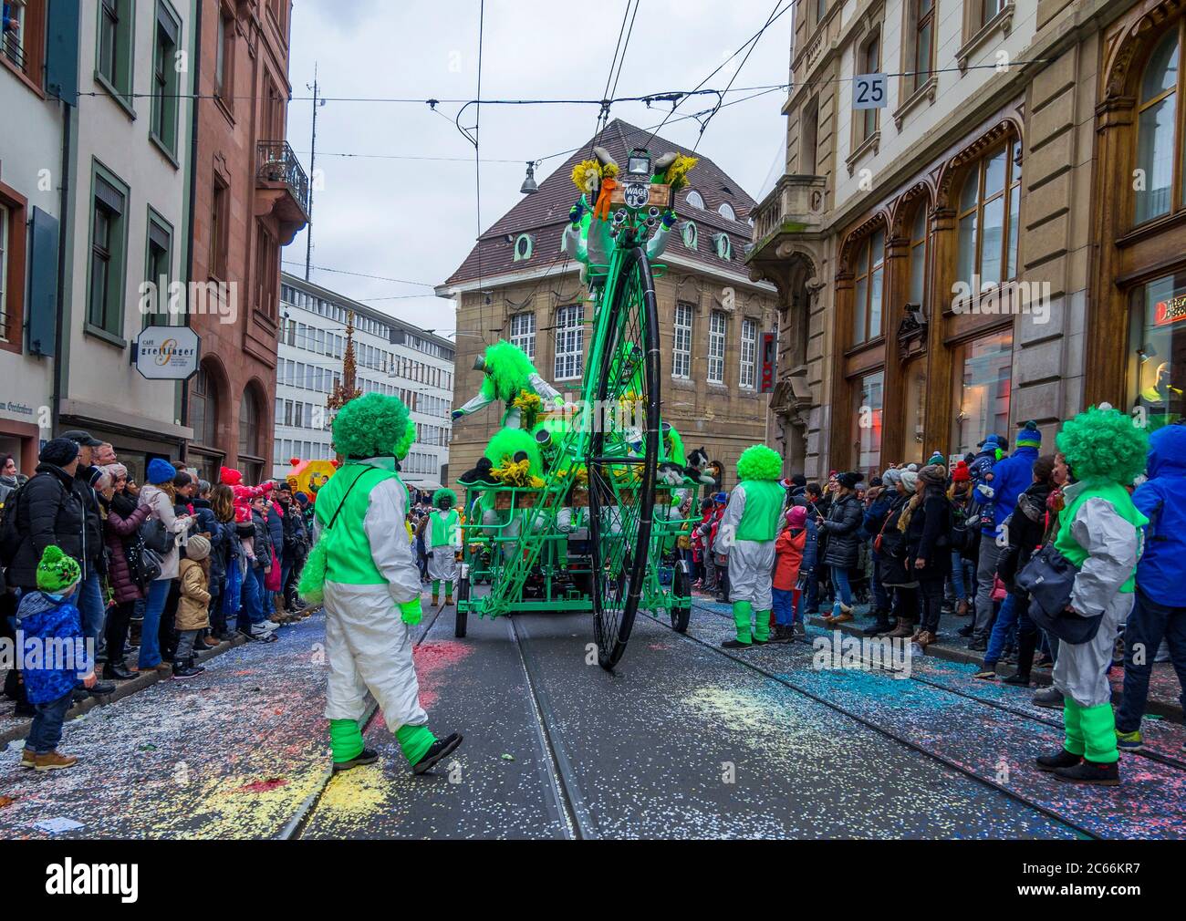 Défilé du Carnaval de Bâle, Carnaval de Bâle, Bâle, Suisse, Europe Banque D'Images