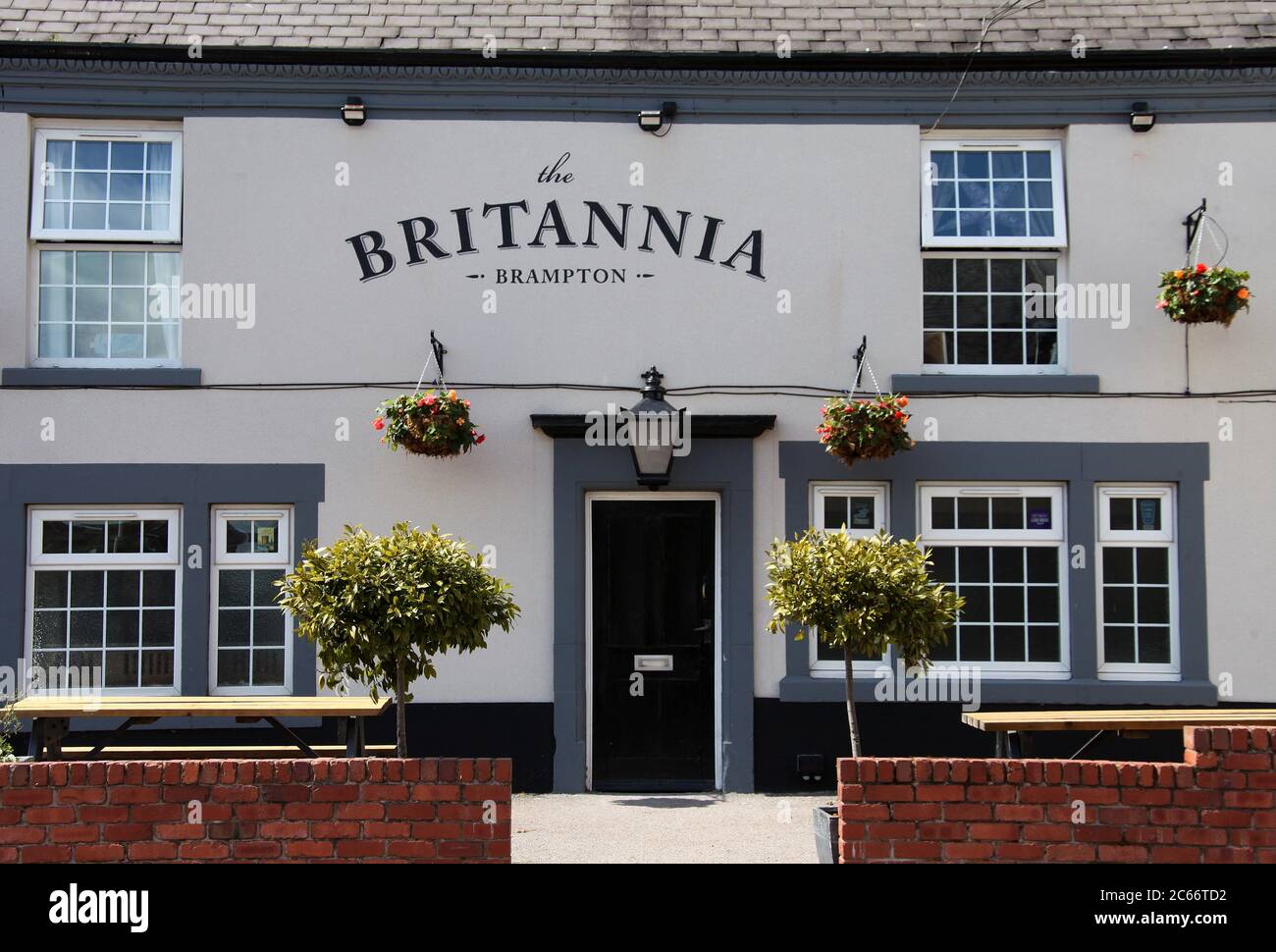 Le Britannia pub à Chesterfield dans le Derbyshire Banque D'Images