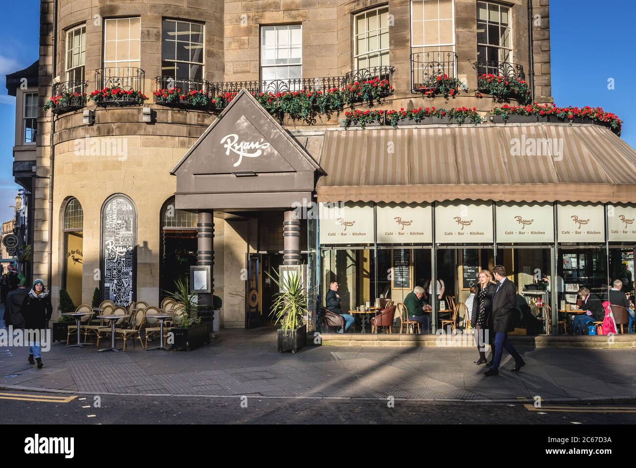 Ryan's Bar on a Hope Street à Édimbourg, la capitale de l'Écosse, une partie du Royaume-Uni Banque D'Images