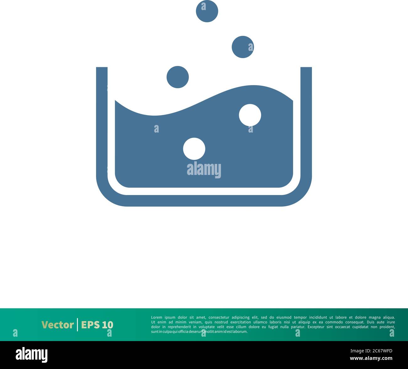 Icône de réservoir d'eau modèle de logo vectoriel conception d'illustration. EPS vectoriel modifiable 10. Illustration de Vecteur