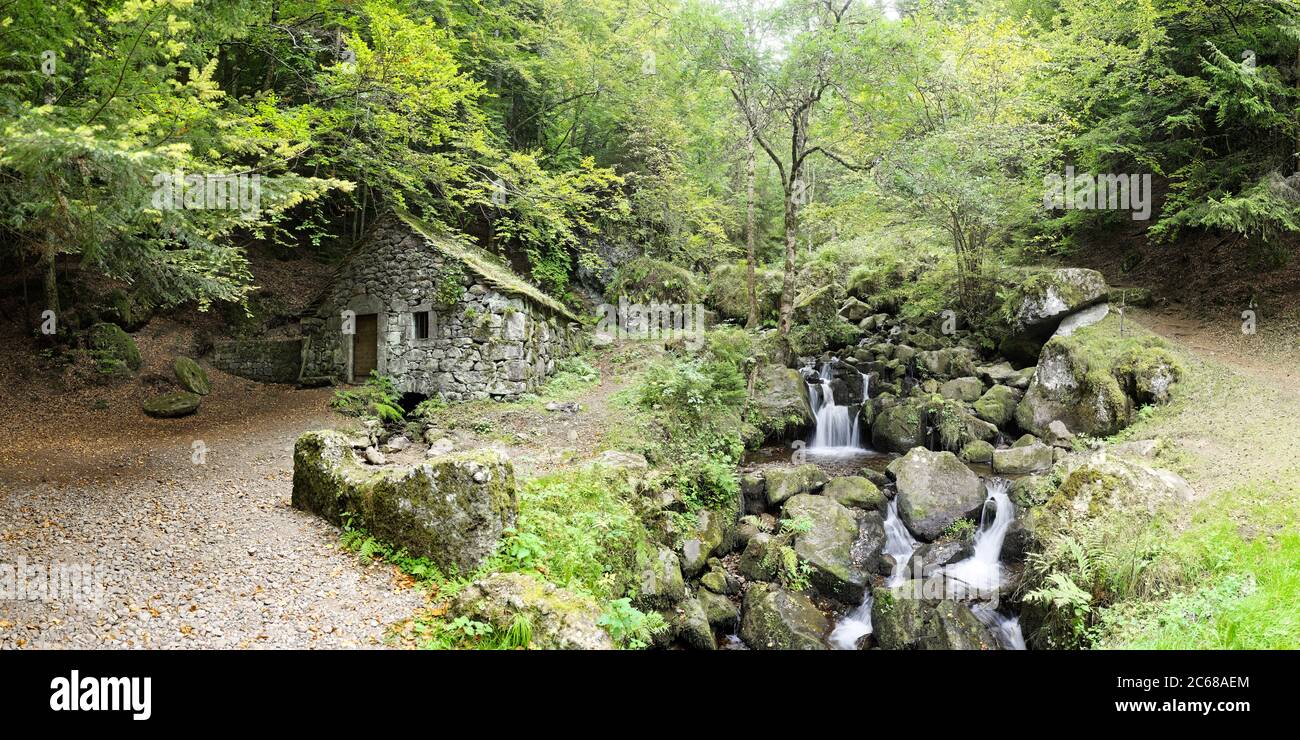 Moulin de Chambeuil, Laveissière, Cantal, région Auvergne Rhône Alpes, France Banque D'Images