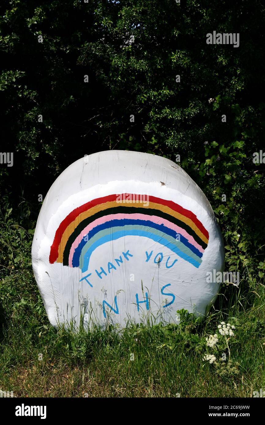 Merci le Service national de santé Banque D'Images