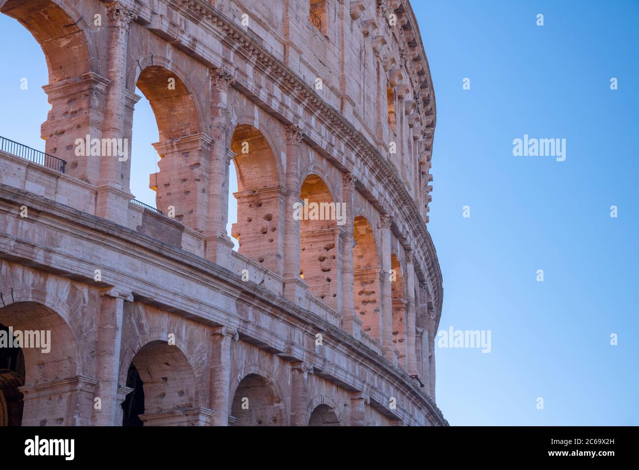 L'Italie, Lazio, Rome, Colosseum Banque D'Images
