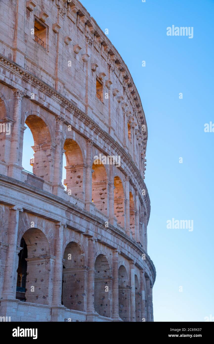 L'Italie, Lazio, Rome, Colosseum Banque D'Images