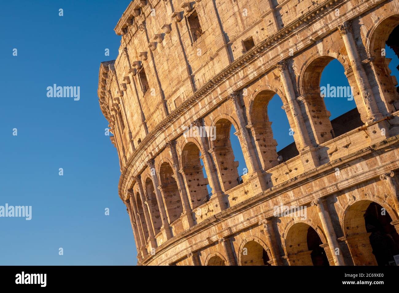 L'Italie, Lazio, Rome, Colosseum Banque D'Images