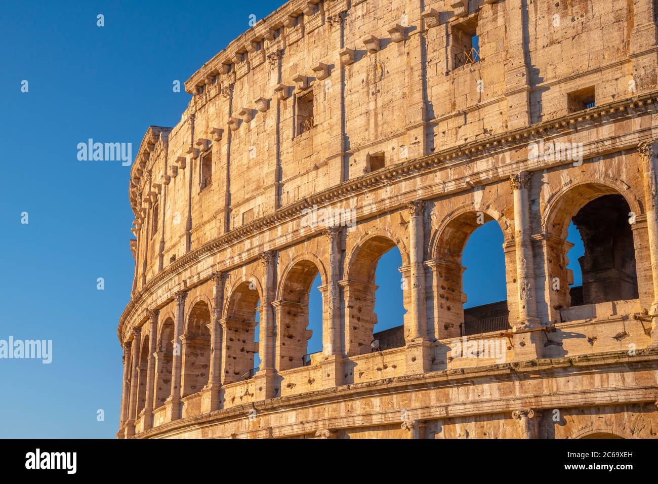 L'Italie, Lazio, Rome, Colosseum Banque D'Images