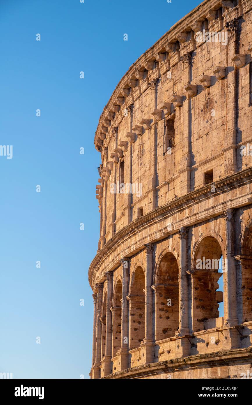 L'Italie, Lazio, Rome, Colosseum Banque D'Images