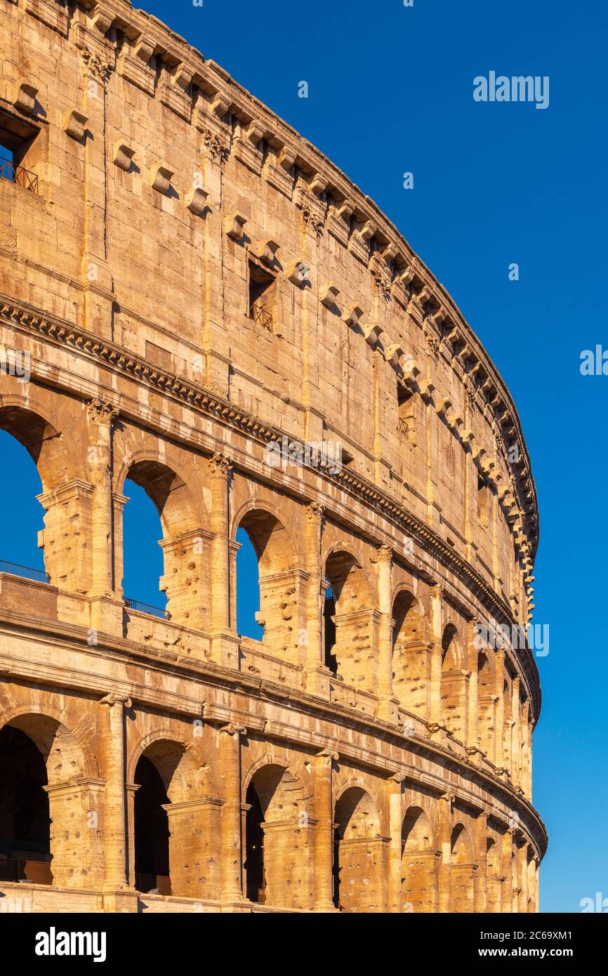 L'Italie, Lazio, Rome, Colosseum Banque D'Images