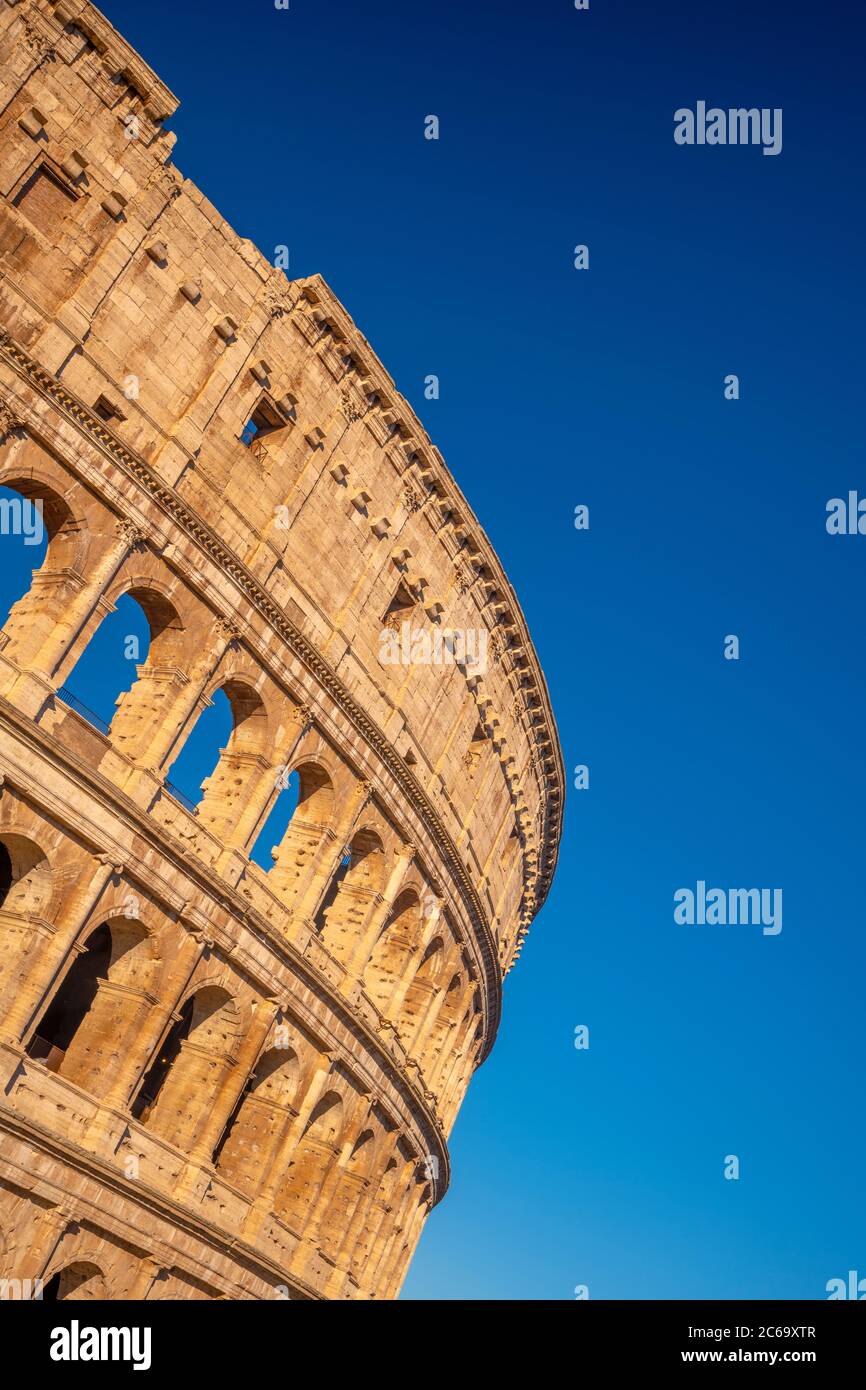 L'Italie, Lazio, Rome, Colosseum Banque D'Images