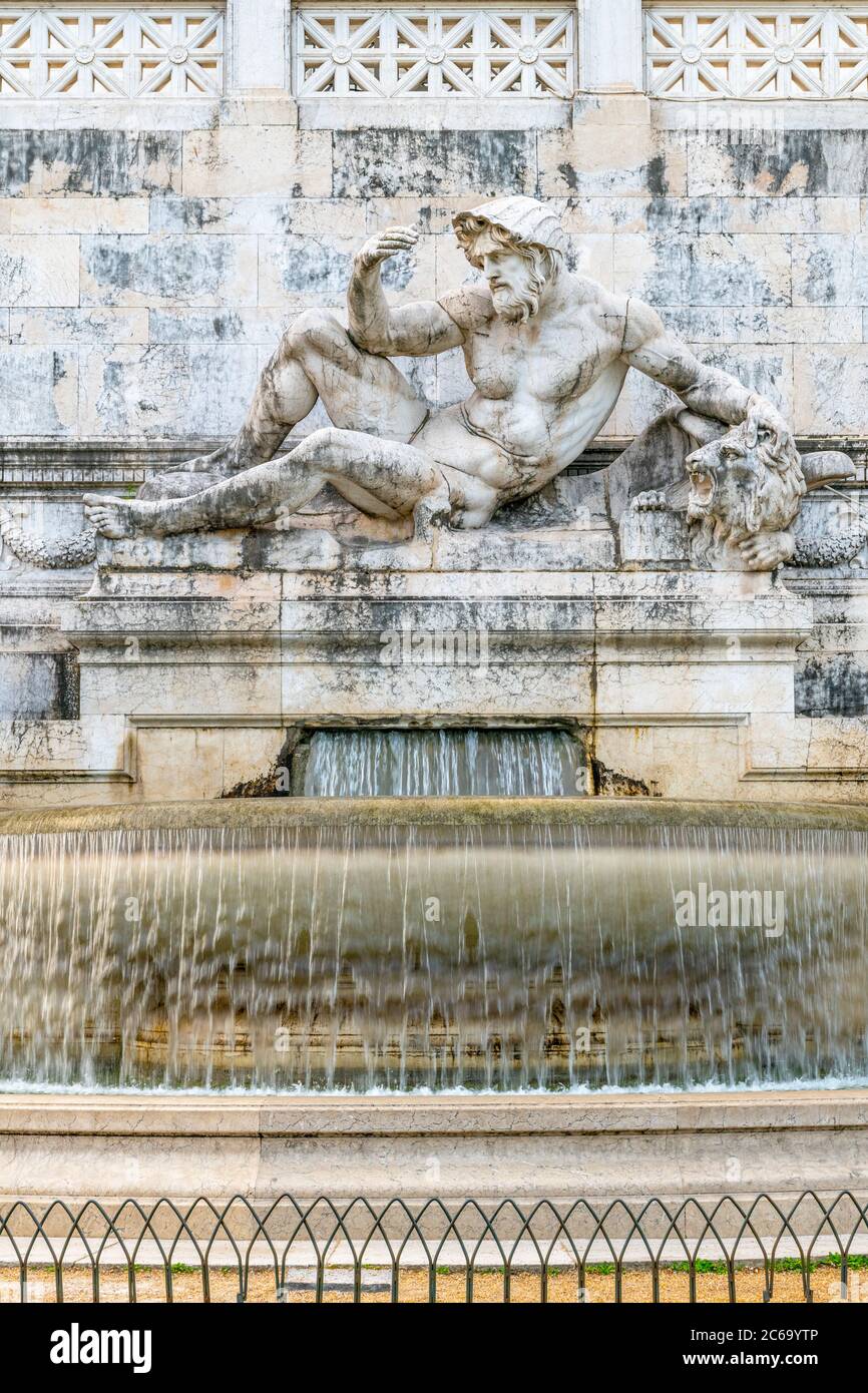 Italie, Latium, Rome, Monument Vittorio Emanuele II, Altare della Patria, autel de la Patrie Banque D'Images