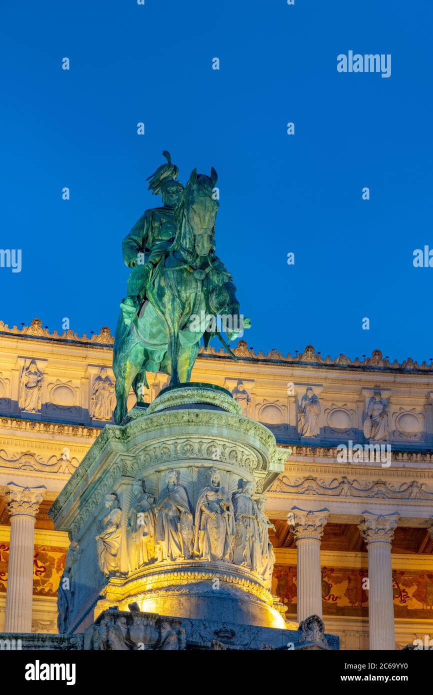 Italie, Latium, Rome, Monument Vittorio Emanuele II, Altare della Patria, autel de la Patrie Banque D'Images