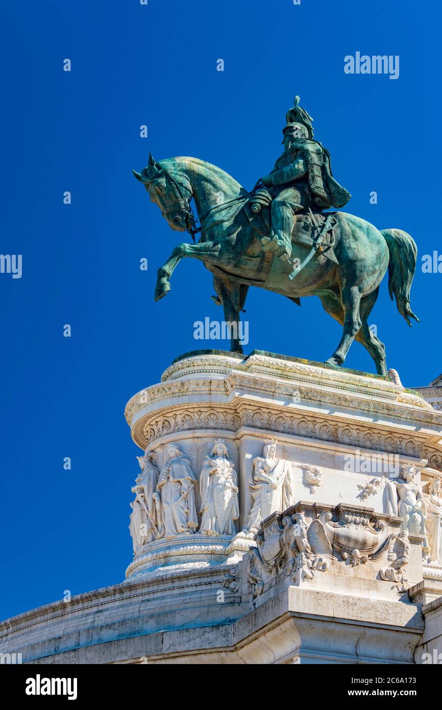 Italie, Latium, Rome, Monument Vittorio Emanuele II, Altare della Patria, autel de la Patrie Banque D'Images