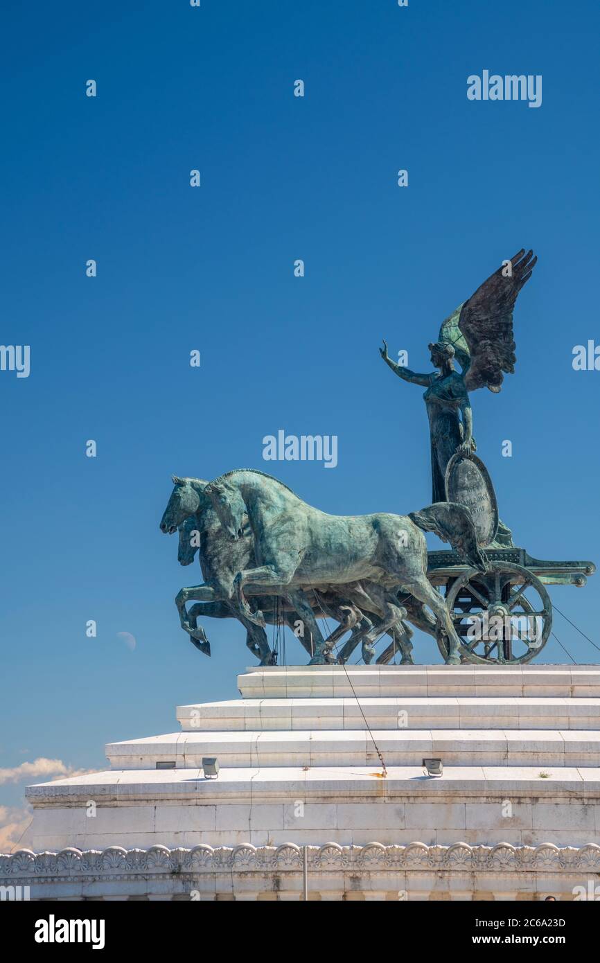 Italie, Latium, Rome, Monument Vittorio Emanuele II, Altare della Patria, autel de la Patrie Banque D'Images