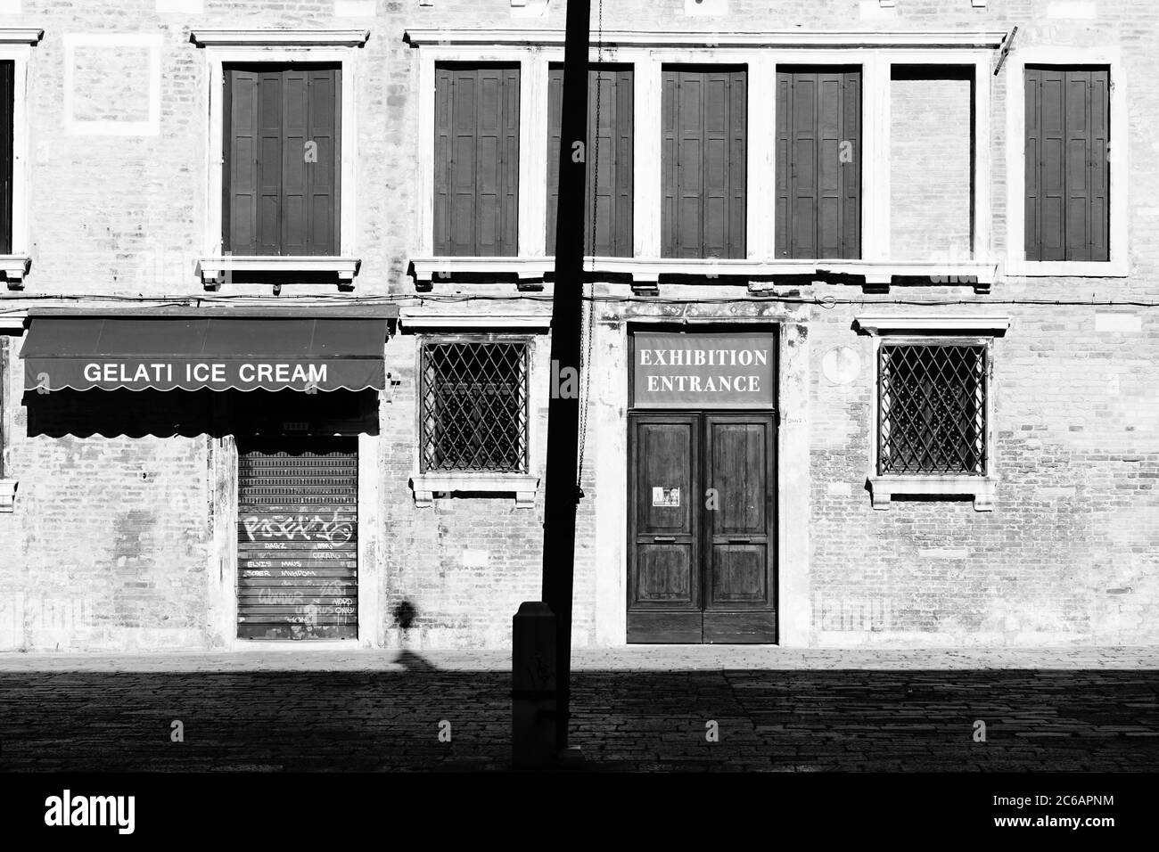 Veneig, Krise der Tourismusindustrie wegen der CoVid-19 Maßnahmen // Venise, crise touristique due aux mesures CoVid-19 Banque D'Images