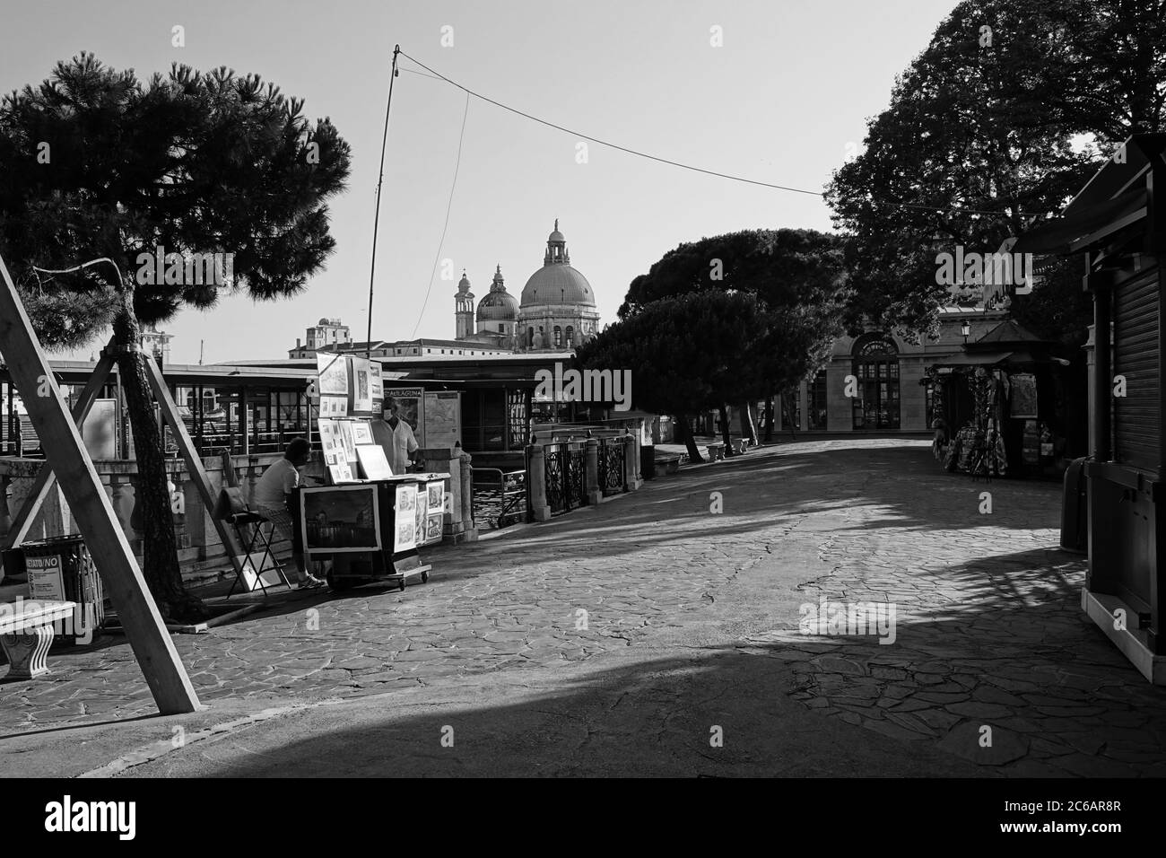 Veneig, Krise der Tourismusindustrie wegen der CoVid-19 Maßnahmen // Venise, crise touristique due aux mesures CoVid-19 Banque D'Images
