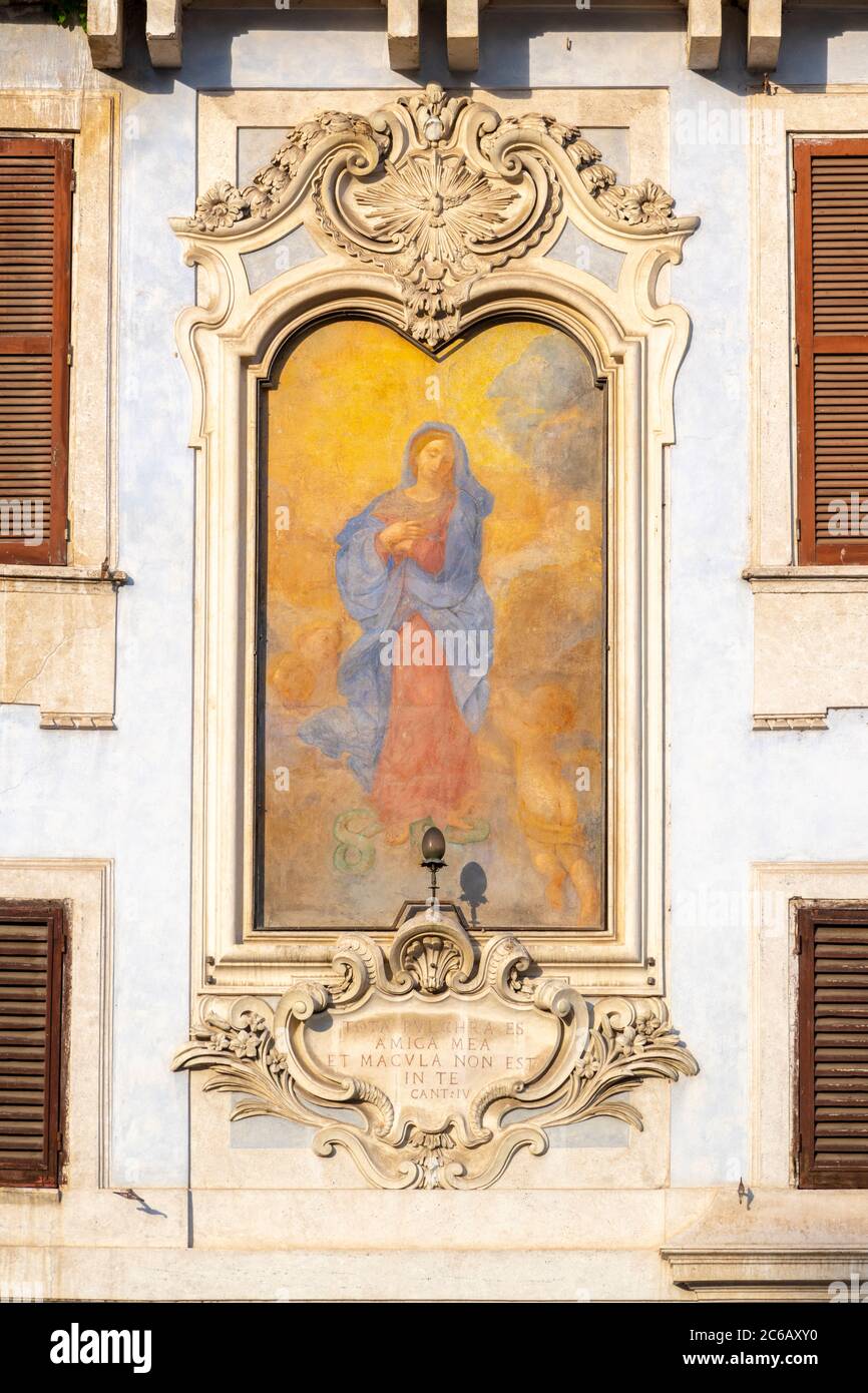 Italie, Latium, Rome, Pigna, Piazza della Rotunda, Fontana del Pantheon Banque D'Images