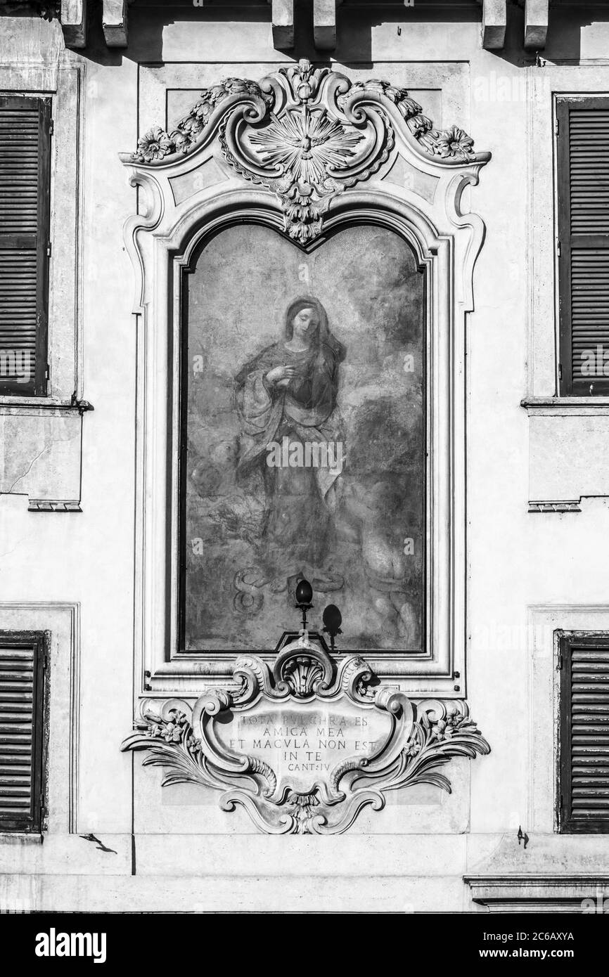 Italie, Latium, Rome, Pigna, Piazza della Rotunda, Fontana del Pantheon Banque D'Images