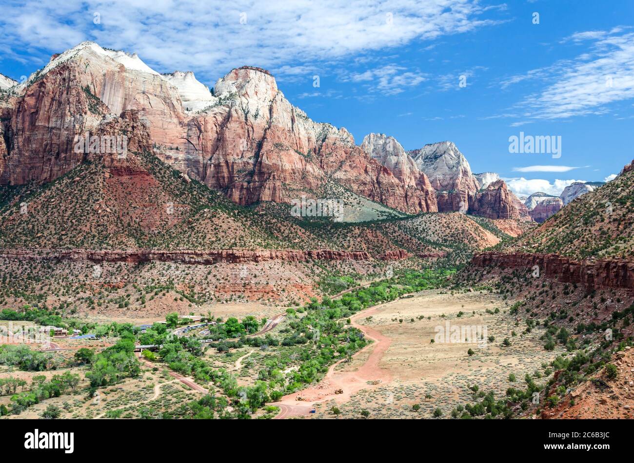 Zion Canyon aux États-Unis Banque D'Images