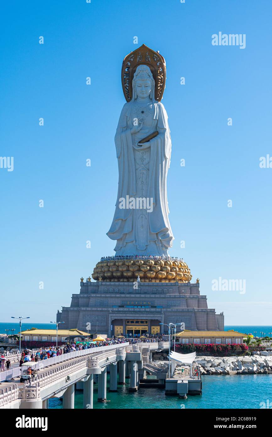 Temple de Nanshan, Sanya, Hainan, Chine, Asie Banque D'Images