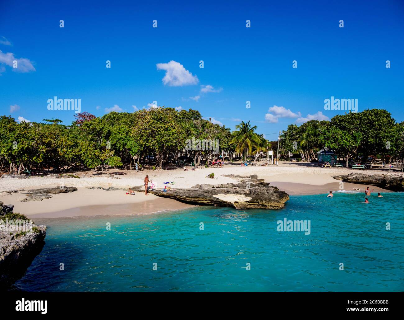 Smith Cove Beach, George Town, Grand Cayman, Iles Caïmans, Caraïbes, Amérique centrale Banque D'Images