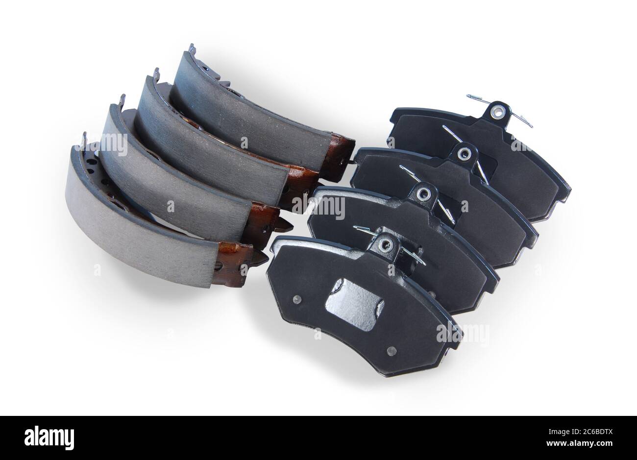 pièces pour système de freinage, plaquettes et segments de frein pour voiture, pièces pour système de freinage Banque D'Images