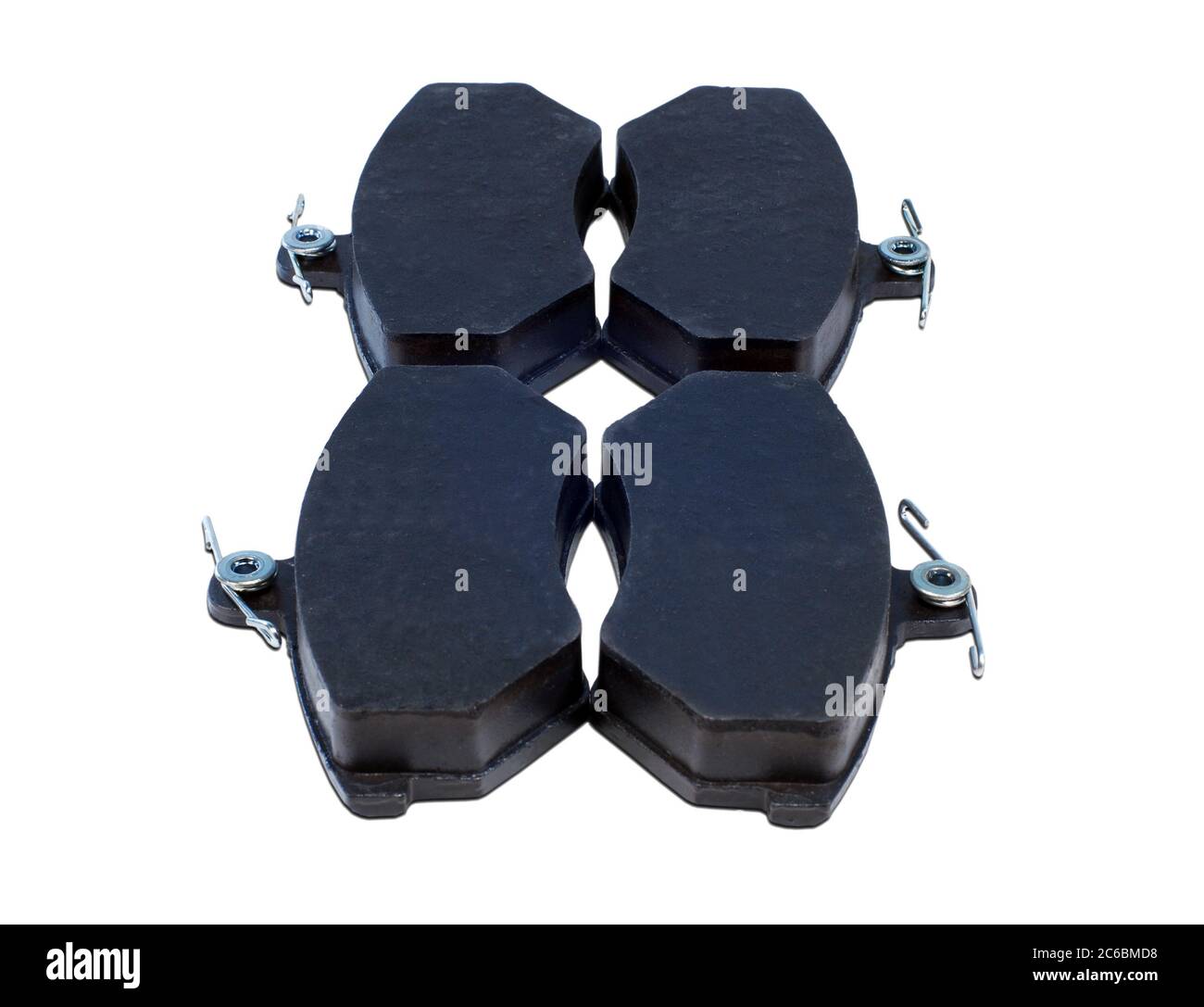 Plaquettes de frein, quatre plaquettes de frein pour voiture, pièce pour système de freinage à disque Banque D'Images