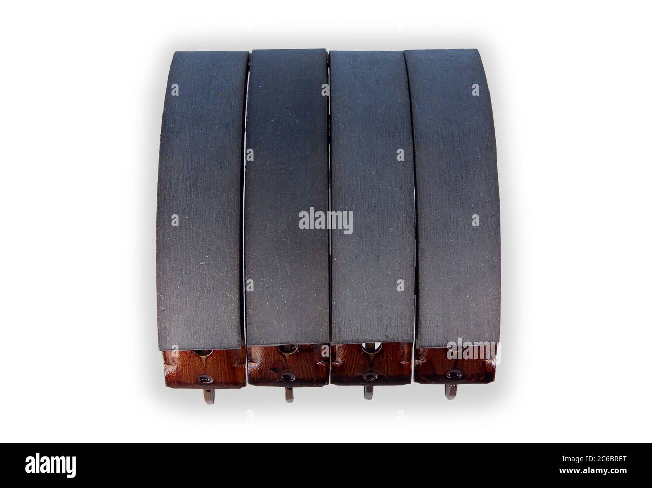 Pièces pour le système de freinage. Segments de frein pour voiture. Banque D'Images